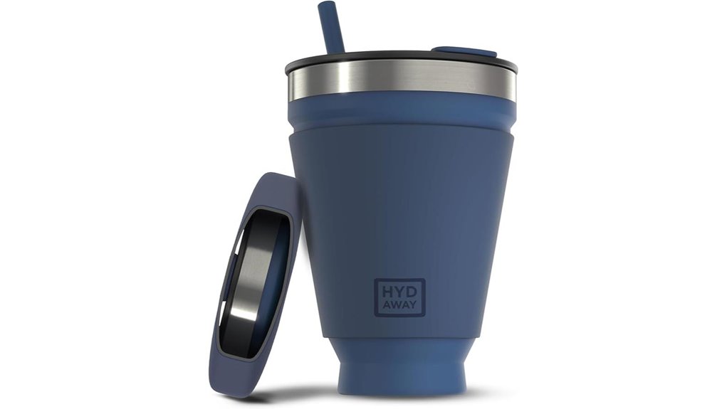 Best Collapsible Coffee Cups with Leak-Resistant Lids 12 hydaway collapsible 16oz tumbler