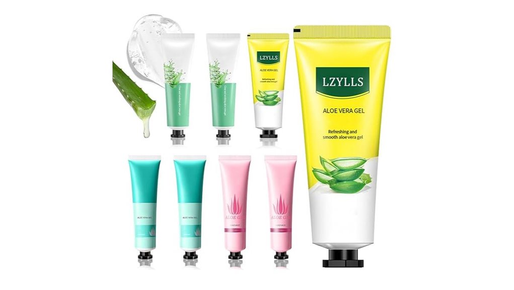 hydrating aloe gel sunburn