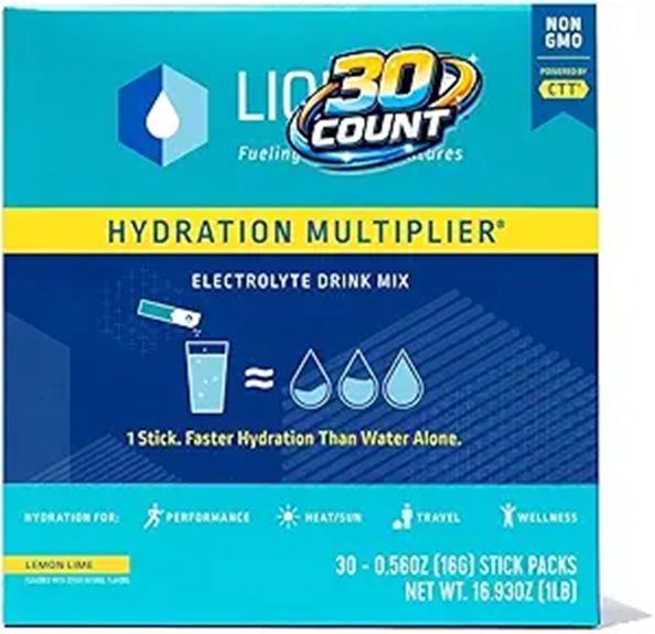 Best Electrolyte Packs for Hot Destinations: Travel Stick Packs 14 hydrating lemon lime electrolytes