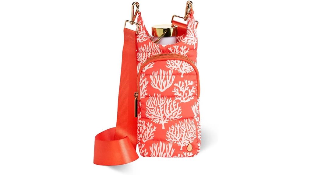 Crossbody Bags Fit a Full Size Water Bottle Handsfree Hydration 8 hydrobag phone pocket holder