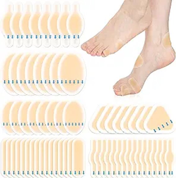 Best Blister Plasters for Heel Hotspots with Thin Edges 10 hydrocolloid 64 blister pads