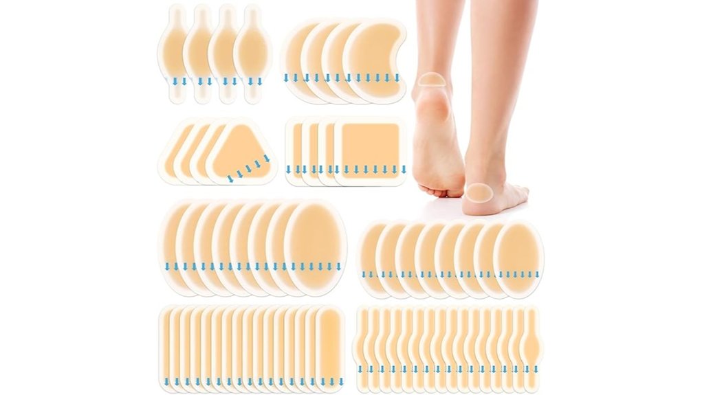 Top Blister Kits Travelers Trust for Prevention & Treatment 6 hydrocolloid waterproof 64 piece foot