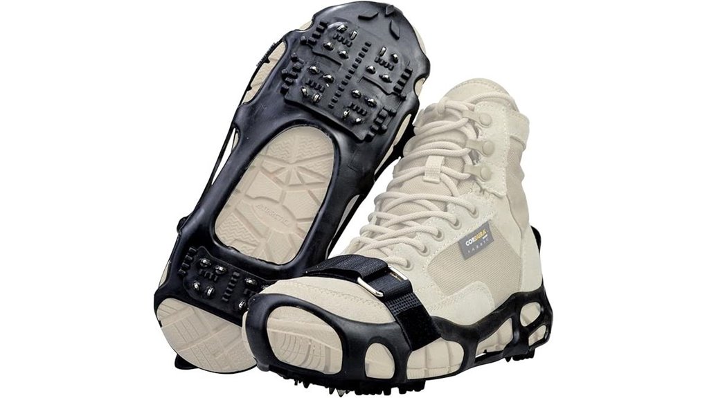 ice traction crampon boots