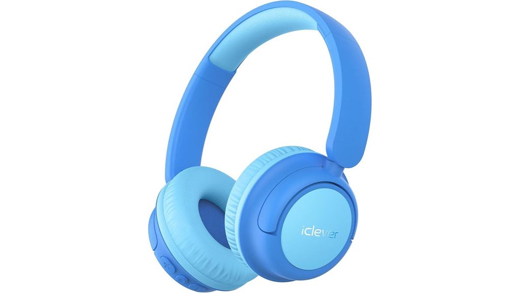 Best Kids' Travel Headphones (Volume Limited) Parents Recommend 9 iclever kids headphones 60h