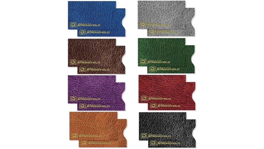 Durable, Thin RFID-Blocking Passport Sleeves for Secure Travel 10 id stronghold rfid sleeves