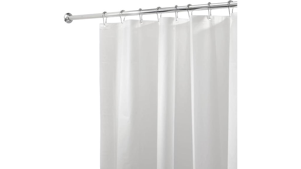 Shower Curtain Liner (Mildew-Resistant) That Keeps Mildew Away 8 idesign peva 72x72 liner