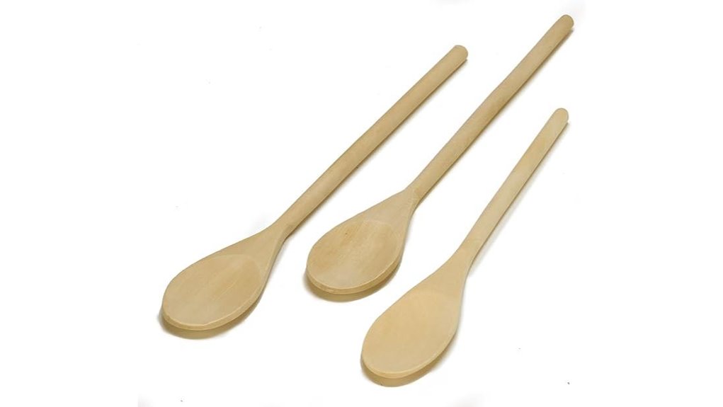 The Wooden Spoon Set That Transforms Everyday Meals 15 imusa maplewood 3 piece spoons