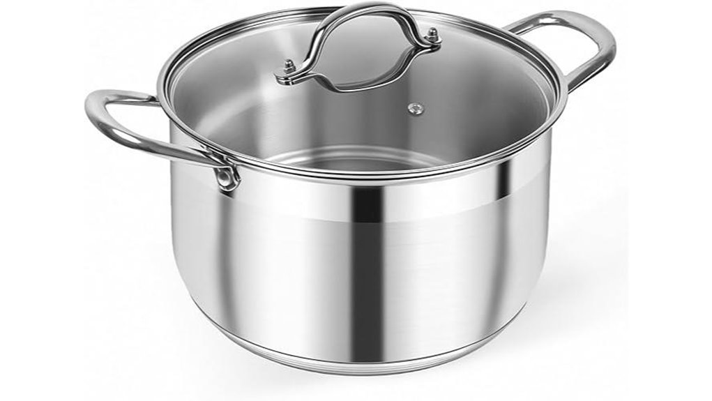 induction 8 quart stainless stockpot