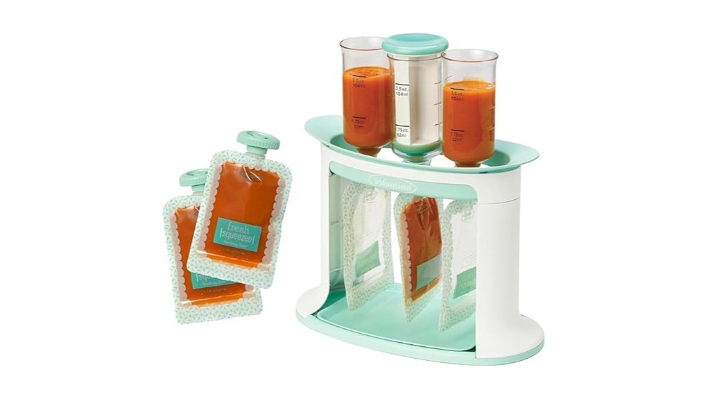 Top Baby Food Pouches (Reusable) That Parents Swear By 11 infantino bpa free dishwasher safe