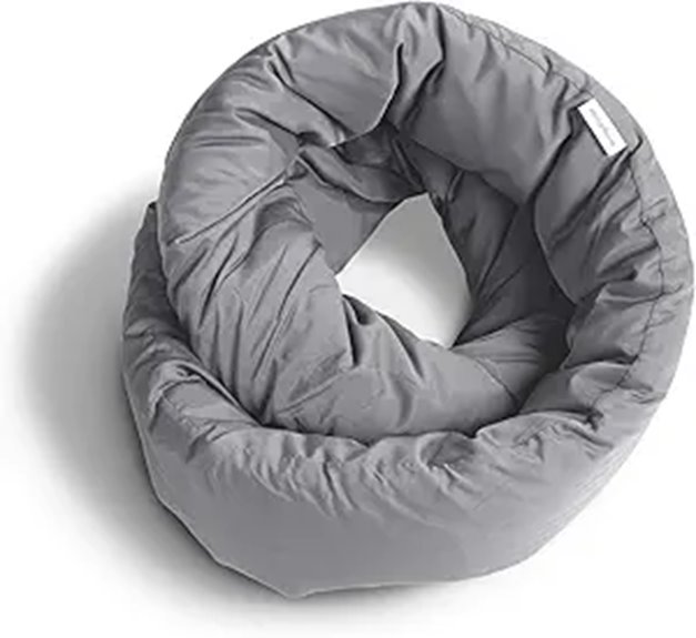 Travel Neck Pillows That Fit Tight Middle Seats and Elbows 9 infinity neck scarf pillow