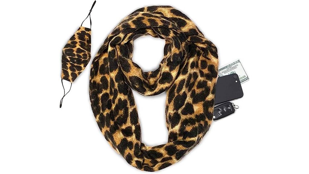 Top Travel Scarves with Hidden Pockets for Secure Carry 15 infinity scarf concealed pocket