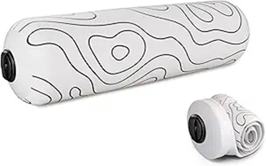 Travel Foam Rollers (Hollow Core) That Eases Muscle Recovery 6 inflatable adjustable ultra portable roller