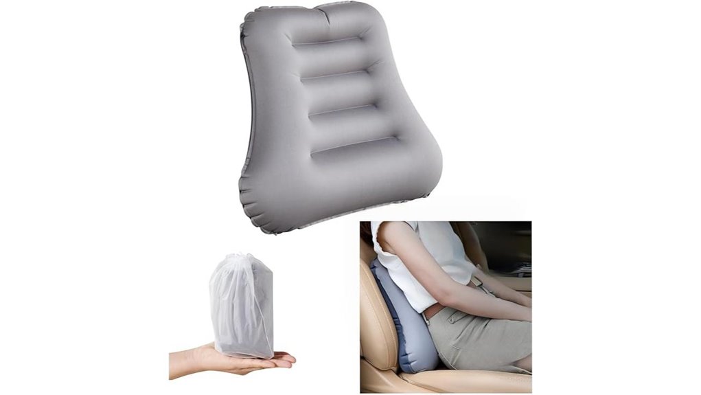 Must‑Have Inflatable Lumbar Pillows for Travel Seats 5 inflatable lumbar travel pillow