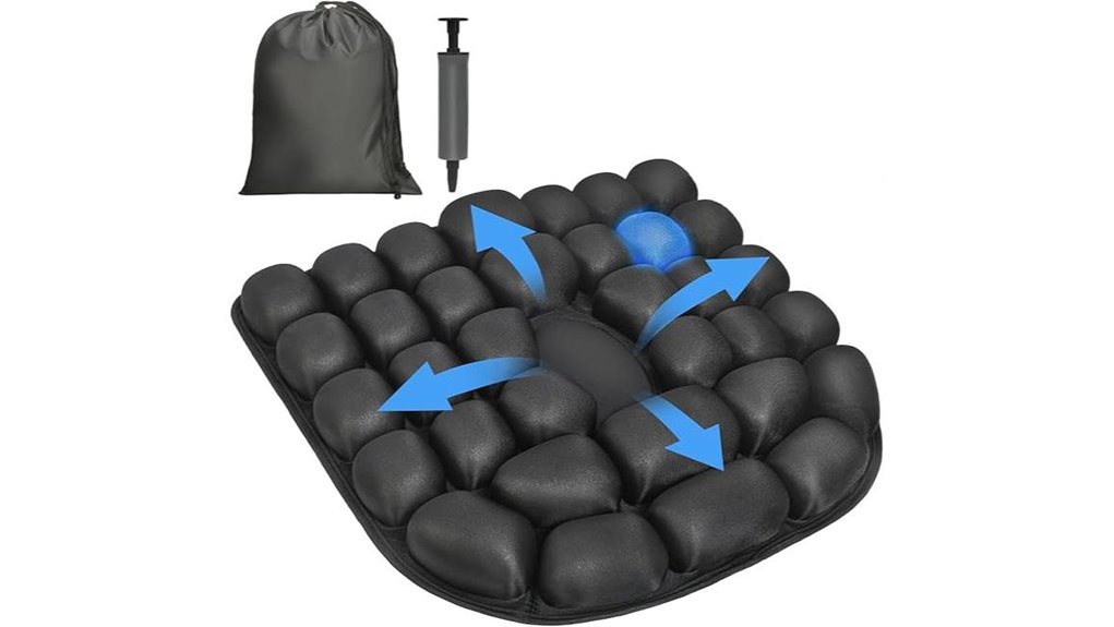 Travel Seat Cushions That Turn Long Flights Into Cozy Lounges 15 inflatable pressure relief cushion