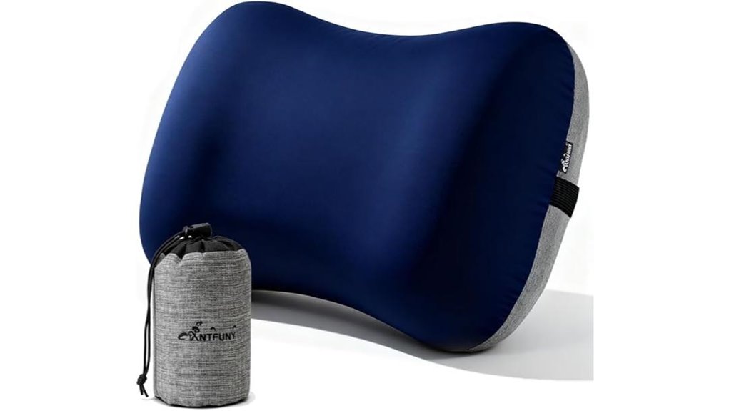 inflatable travel neck pillow