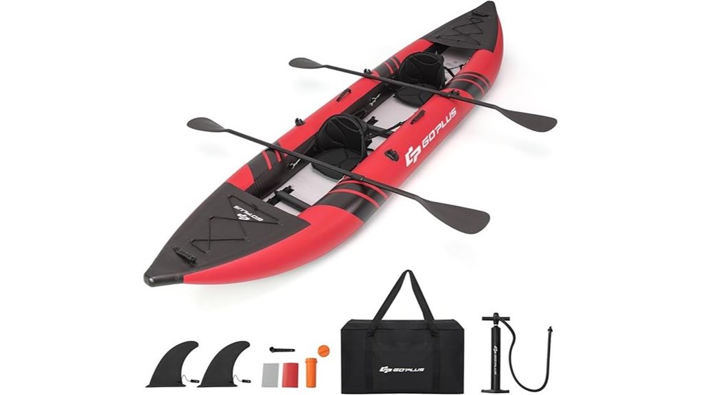 inflatable two person kayak oars
