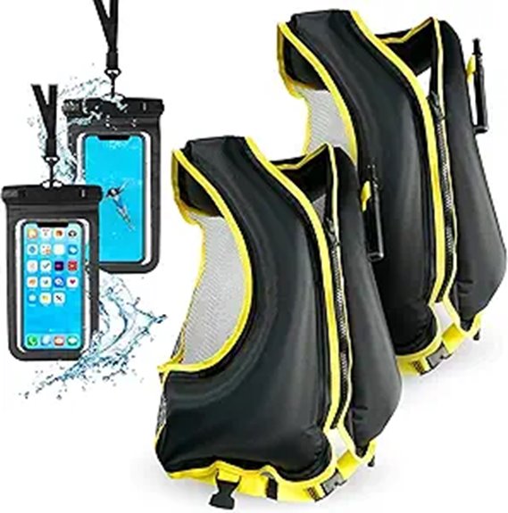 Top Snorkel Vests Travelers Can’t Live Without 9 inflatable vests waterproof phones