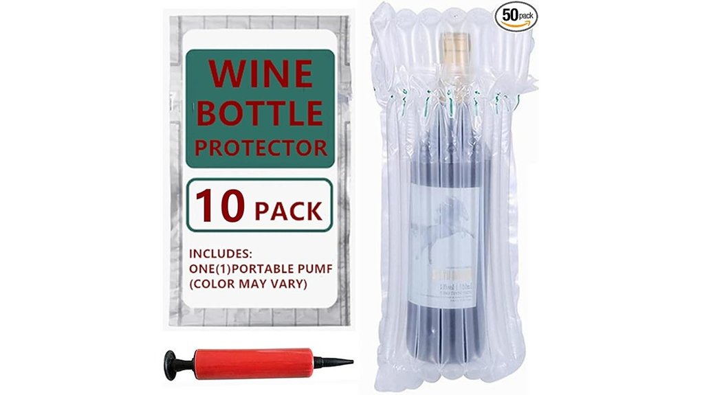 Wine Bottle Protectors That Keep Glasses Safe on the Move 13 inflatable wine bottle protectors