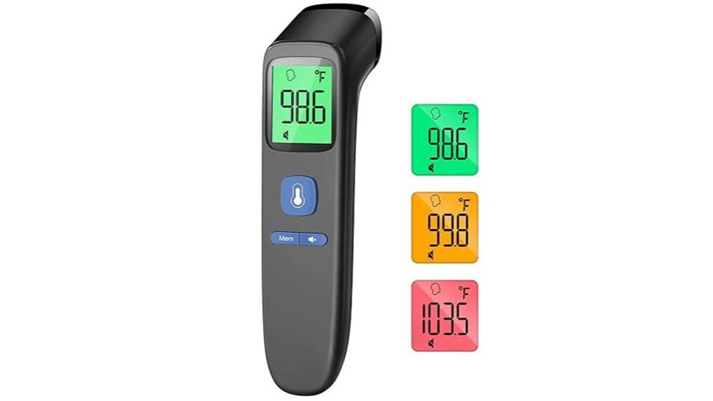 Top Travel Thermometers: No-Contact vs Oral for Families 2 infrared fever detecting forehead thermometer