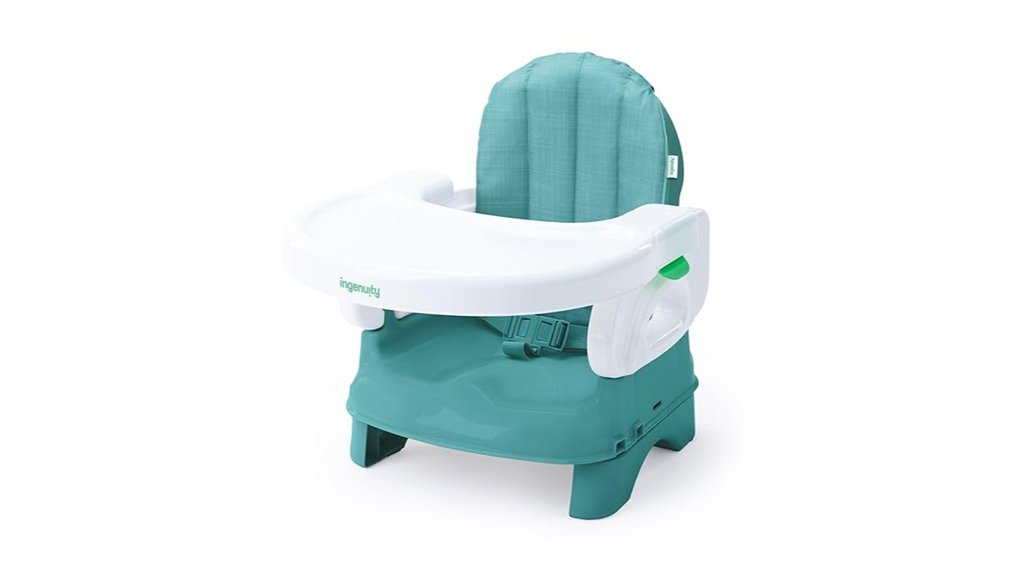 Portable High Chairs Toddlers Love for On-the-Go Feeding 10 ingenuity teal toddler booster