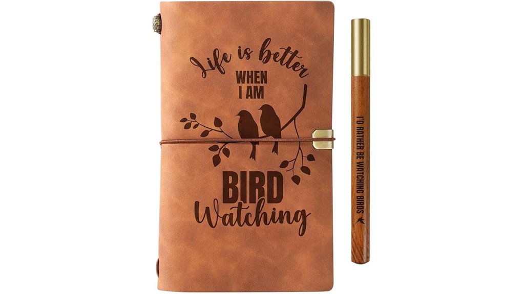 innobeta bird leather journal