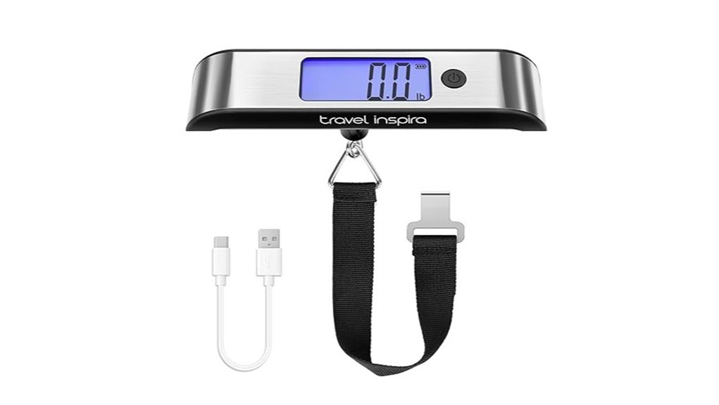 Accurate, Durable Luggage Scales Every Traveler Needs 4 inspira 110lb backlit scale