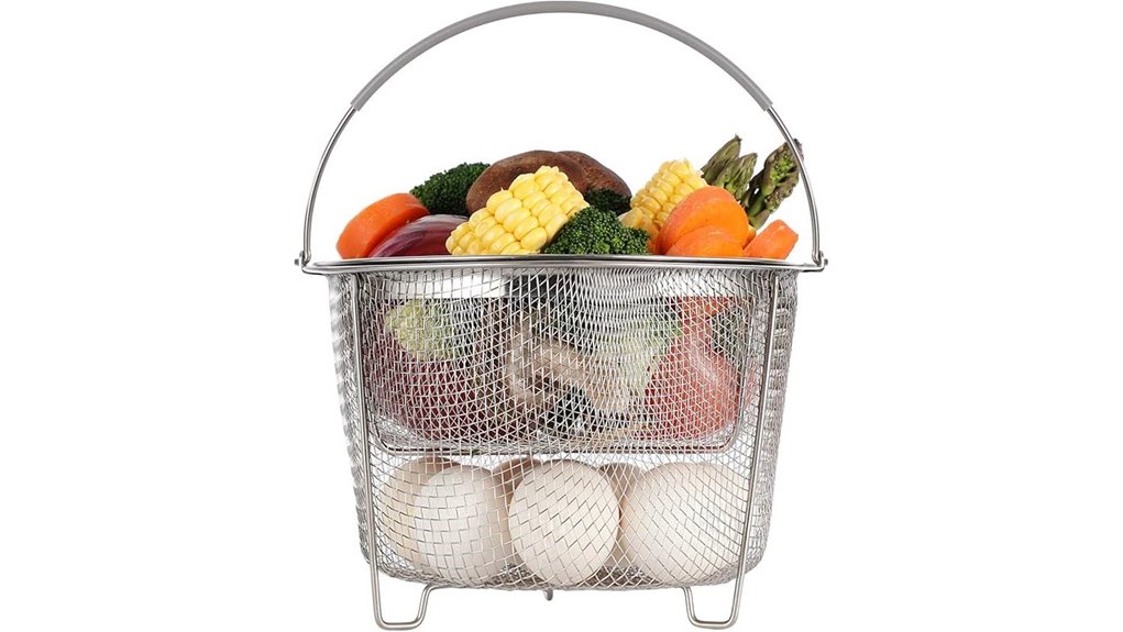 The Best Steamer Insert Baskets That Keep Food Fresh 9 instant pot two tier steamer