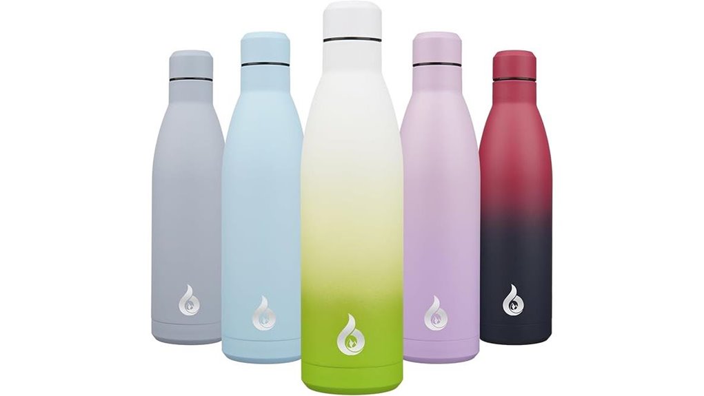 insulated 25oz green bottle