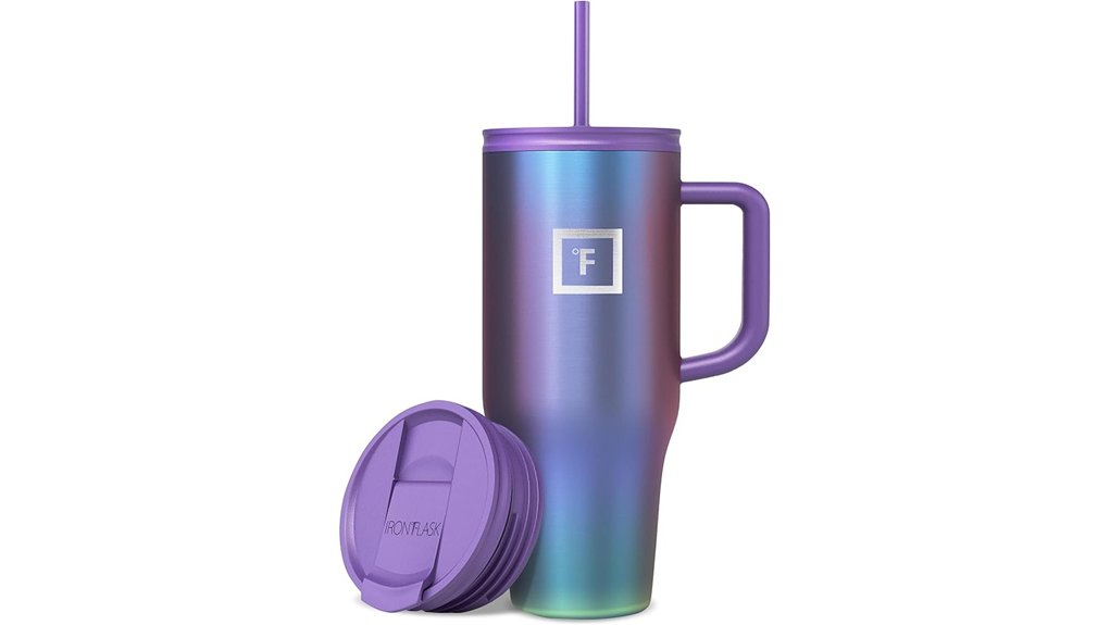 Insulated Water Bottles That Fit Cup Holders for Travelers 9 insulated 32oz leak proof mug