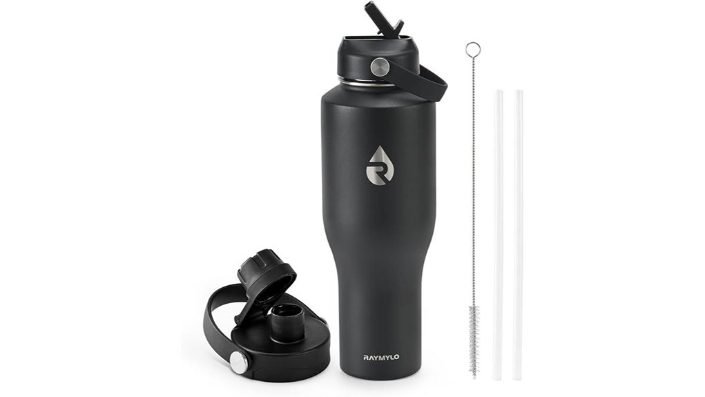 Best Water Bottles for Travel That Fit Car Cup Holders 2 insulated 40oz steel bottle