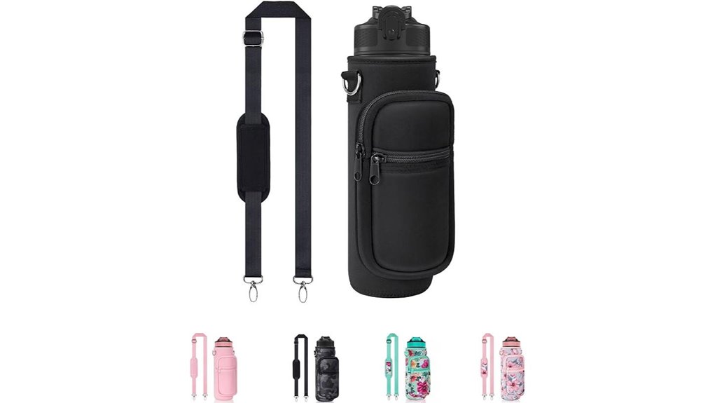 Crossbody Bags Fit a Full Size Water Bottle Handsfree Hydration 6 insulated crossbody bottle pocket