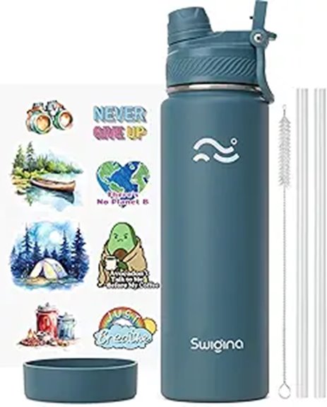insulated leakproof 24oz bpa free bottle