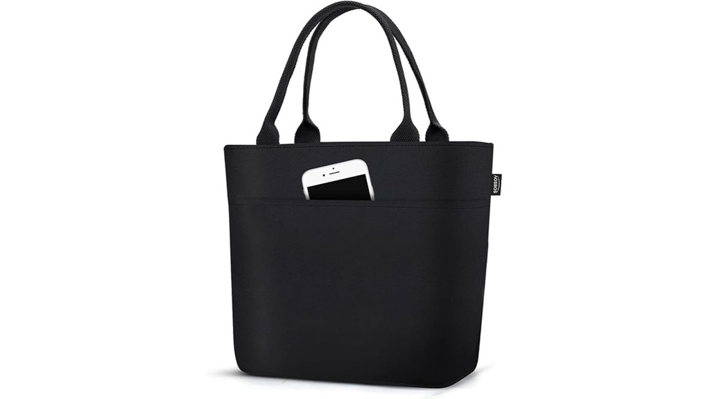 Best Travel Purses with Wipe‑Clean Linings (Spill‑Friendly) 6 insulated leakproof black tote