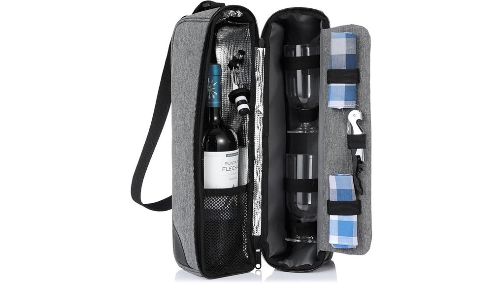 Best Insulated Wine Totes to Keep Your Picnic Sip Fresh 1 insulated wine bag stopper