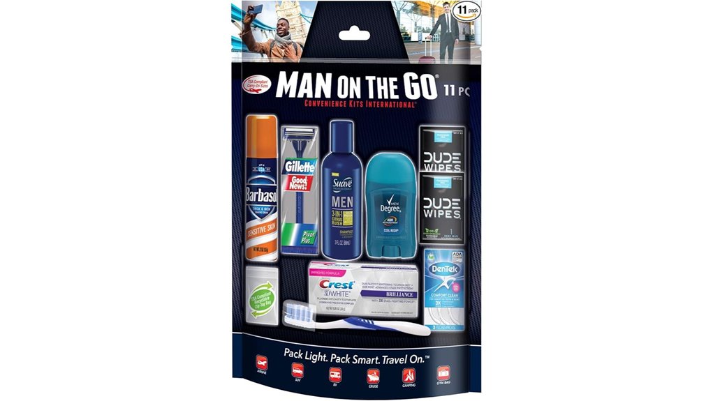 TSA-Friendly Grooming Kits That Stop Trunk Confiscations 4 international men s 11 piece kit