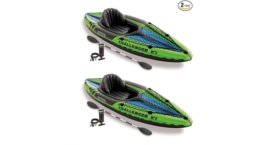 intex dual 1 seat kayaks