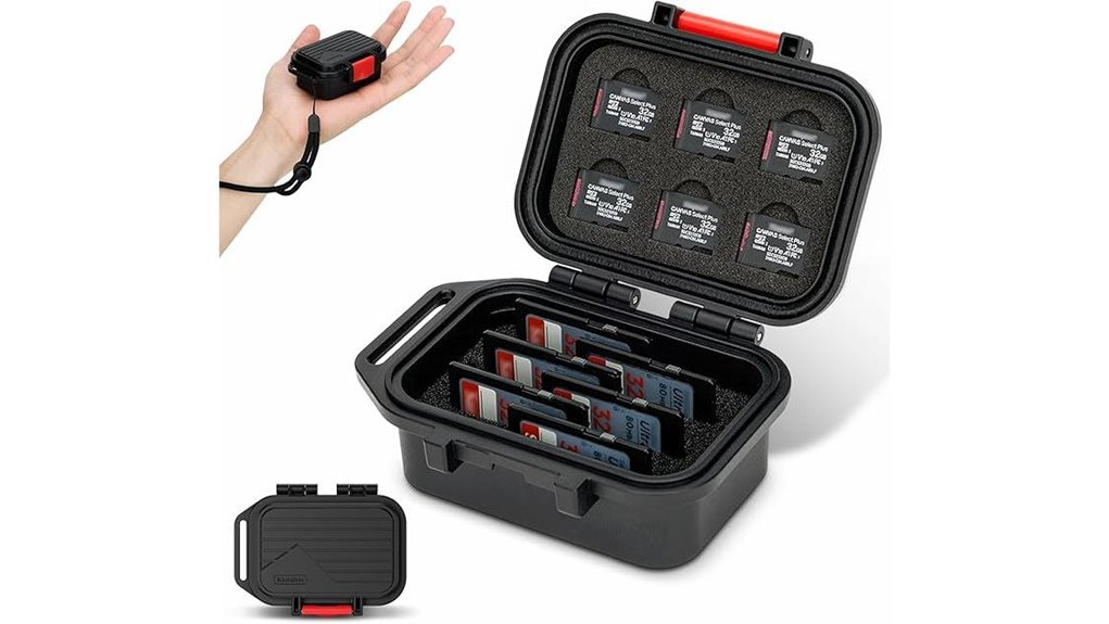 Travel-Friendly SD Card Holders That Keep Your Memories Safe 9 ip67 12 slot card case