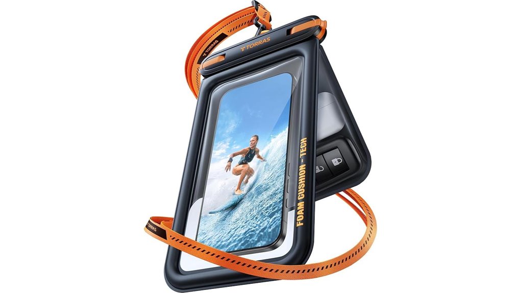 Waterproof Phone Pouches (Touchscreen Works) Keep Device Safe 15 ip68 double space waterproof pouch