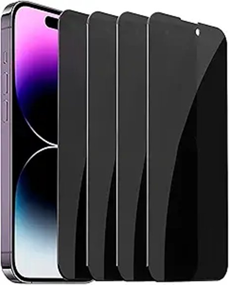 Best Privacy Screen Protectors (Anti‑Peep) for Phones 6 iphone 9h anti spy protector