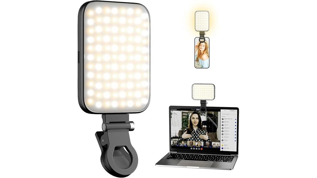 Clip‑On Phone Lights With Warm Tone Options Travelers Love 7 iphone selfie led clip