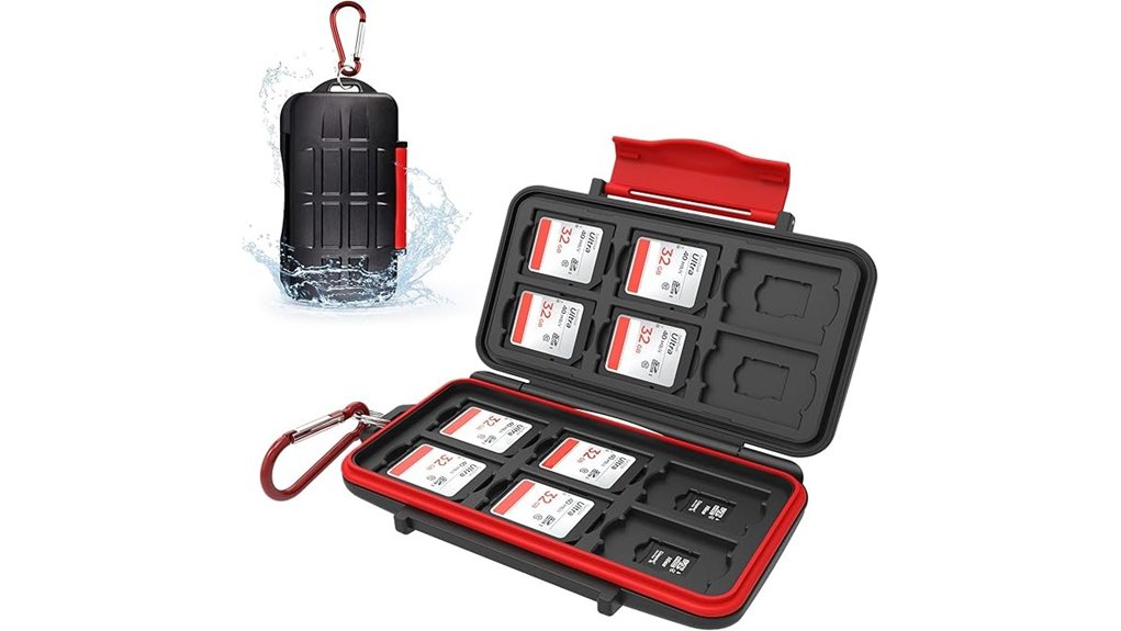 Top Memory Card Holders to Keep Your Photos Safe 2 ipx5 waterproof sd hook
