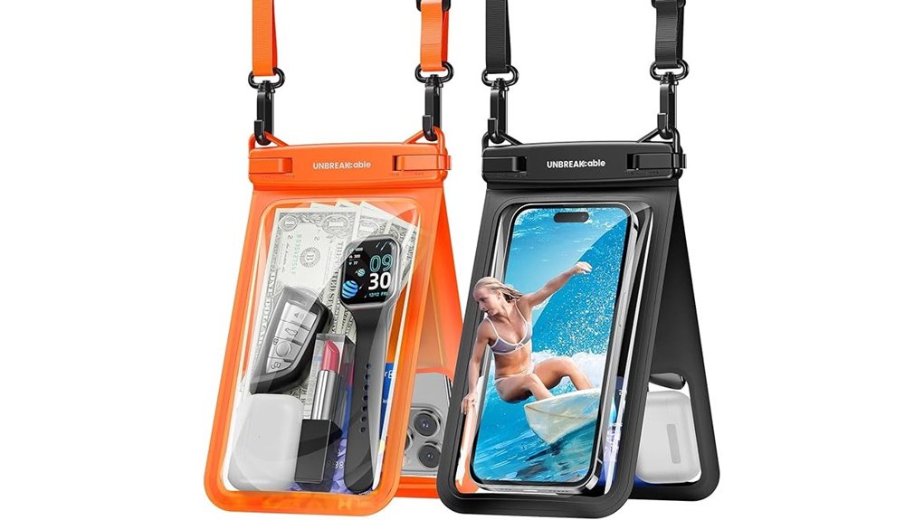 ipx8 waterproof phone pouch