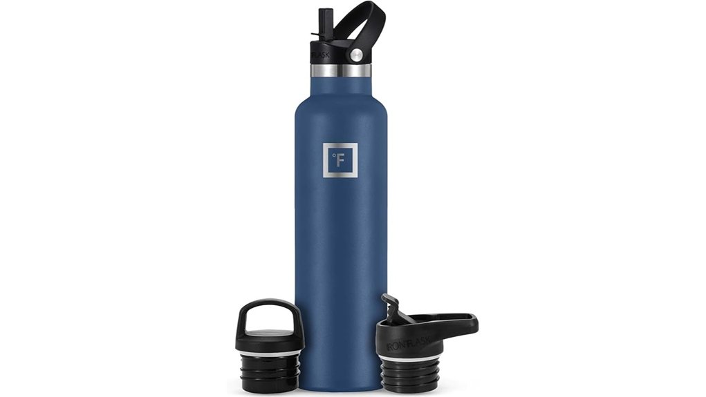 Insulated Water Bottles That Fit Cup Holders for Travelers 6 iron 24oz stainless steel