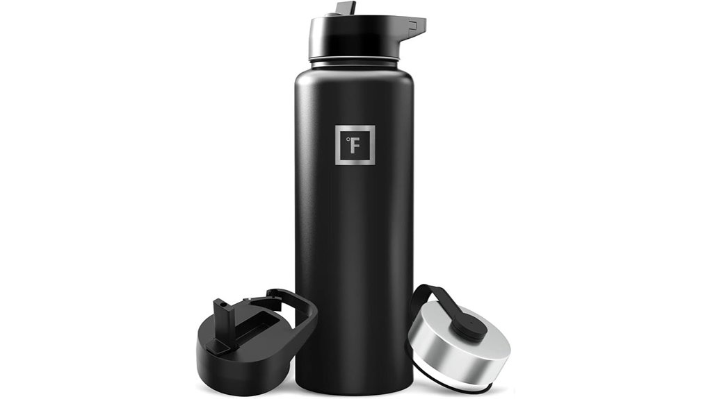 iron flask 40oz black