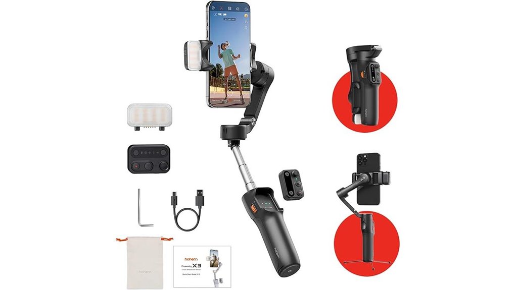 Compact Gimbals for Travel: Folding Designs Globetrotters Need 12 isteady x3 light gimbal