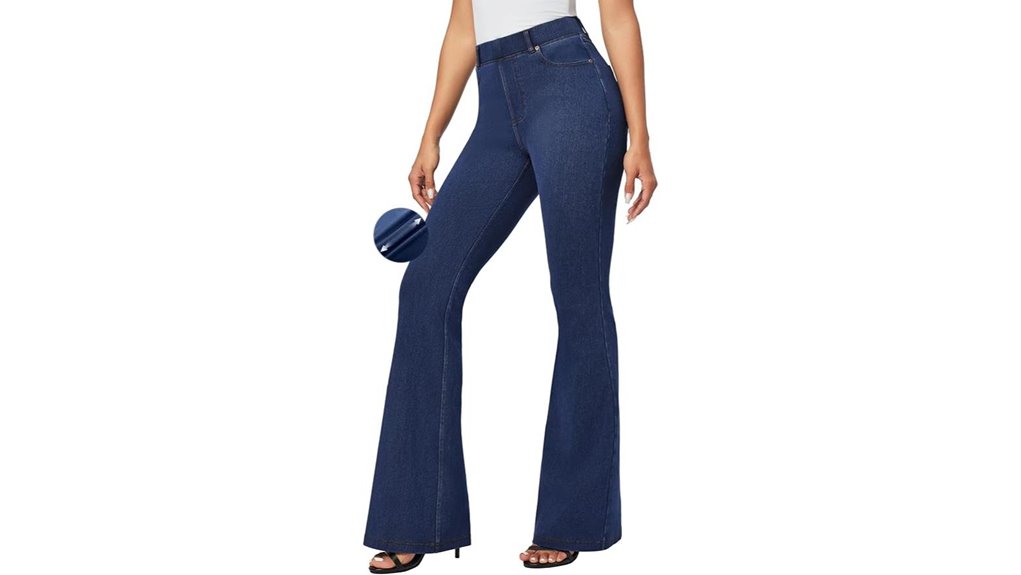 Travel-Friendly Jeans With Stretch Keep You Comfortable All-Day 15 iuga high waist stretchy bellbottoms