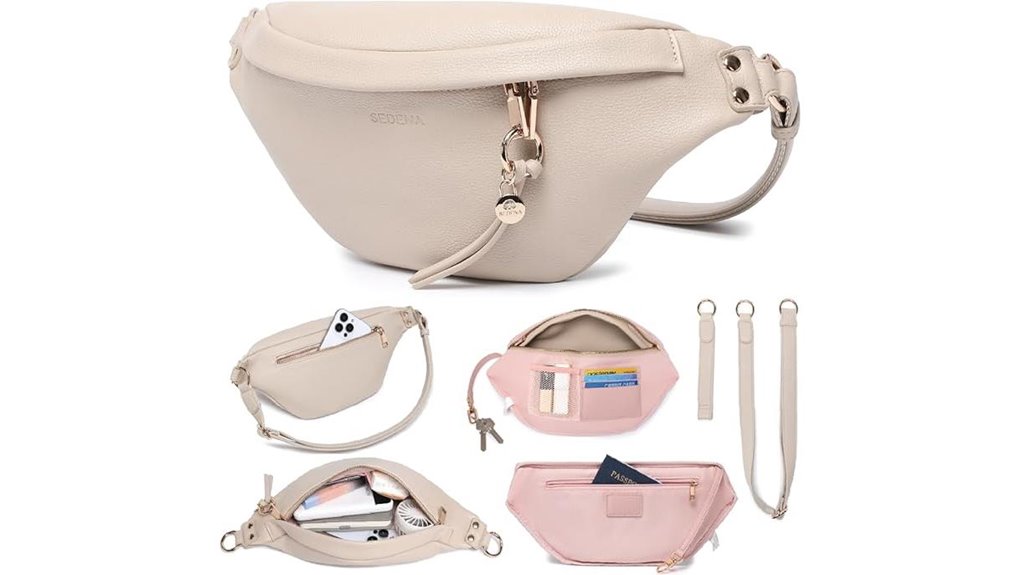 ivory rfid anti pickpocket crossbody