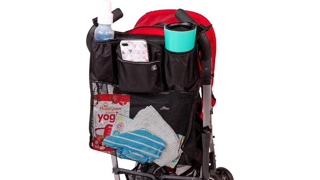 Stroller Organizers With Easy‑Access Pockets for Airport Trips 9 j l childress stroller organizer