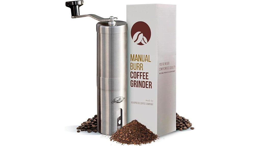Coffee Grinders: Hand Crank vs Electric Travel Size—Best 2 javapresse manual burr grinder