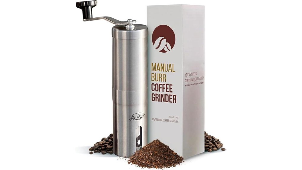 Best Manual Compact Portable Coffee Grinders for Travelers 2 javapresse manual stainless grinder